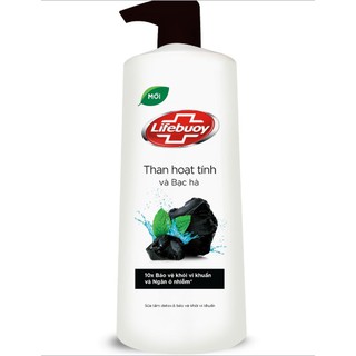 Sữa Tắm Lifebuoy Thanh Lọc Da Than Hoạt Tính 850g