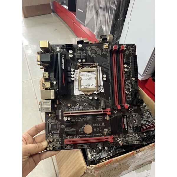 Main B250 4 khe ram hàng chính hãng tháo máy