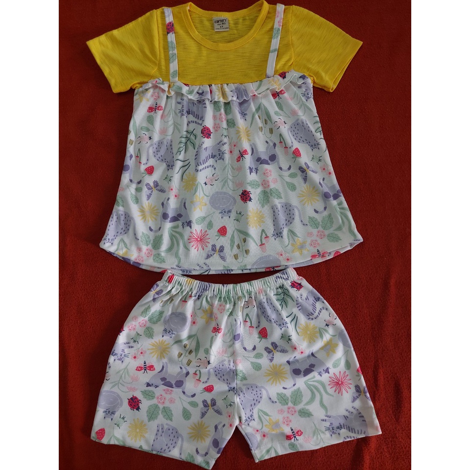 ĐỒ BỘ THUN COTTON VẢI MỀM MỊN MÁT CO GIÃN GIÁ RẺ CHO BÉ GÁI