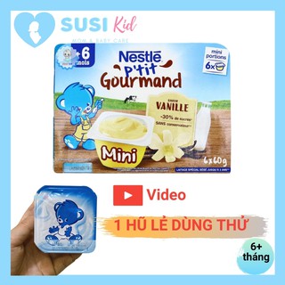 [1 HỦ LẺ ] Váng Sữa Nestle Pháp Cho Bé Ăn Dặm Từ 6 Tháng, Ít Đường,Tăng Cân Cho Bé Biếng Ăn, Date 2021 mới