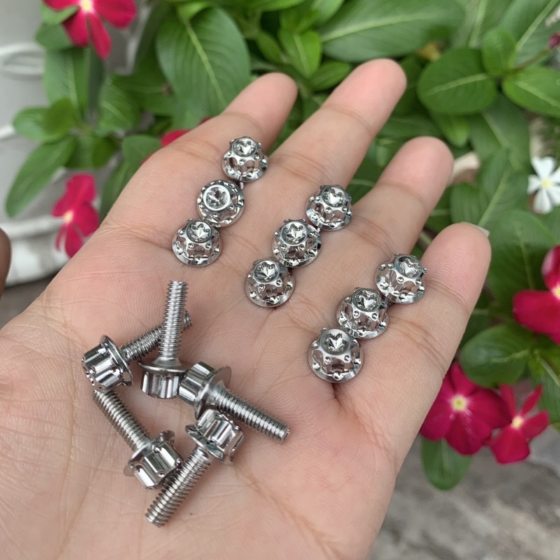 Ốc nắp dầu salaya inox 304 cho tất cả xe máy