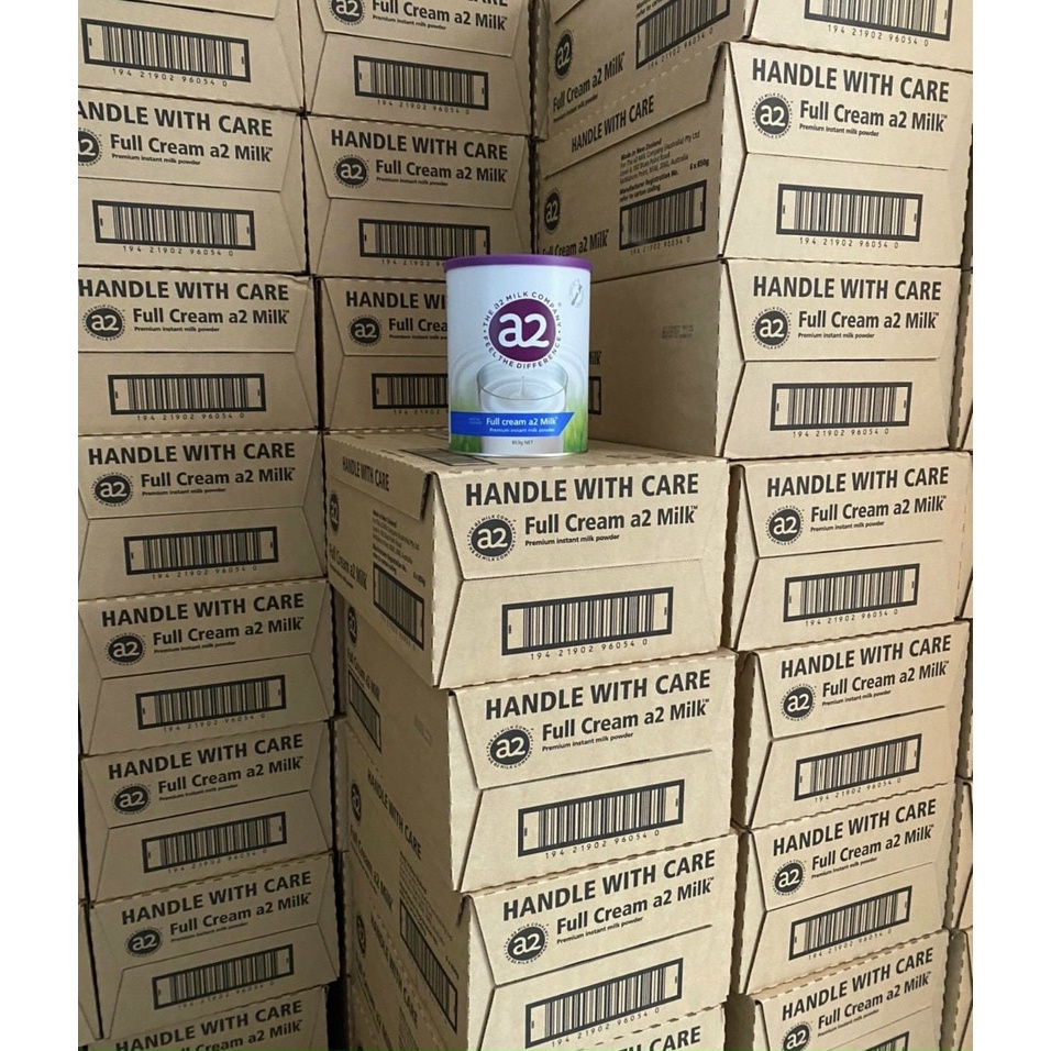 Full cream A2 milk - Sữa bột A2 nguyên kem lon 850g