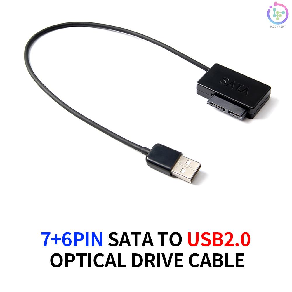 Cáp Chuyển Đổi Ổ Đĩa Quang Msata Sang Usb2.0 7 + 6pin Sata - Usb