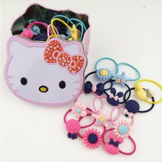 HỘP CHUN BUỘC TÓC HELLO KITTY CHO BÉ [Giá sỉ] .
