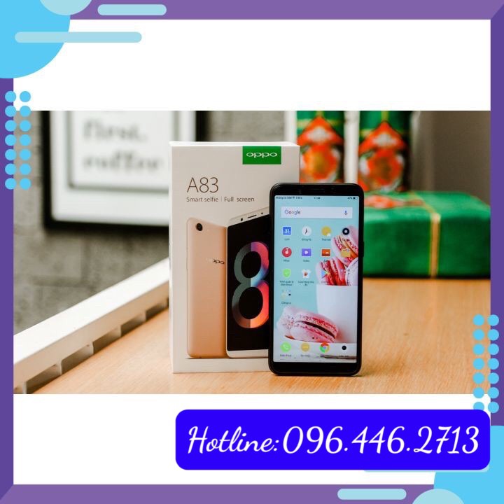 [GIÁ SỐC]Điện Thoại Oppo A83-Ram 3/32GB, Ram 4/ 32GB  Selfie Cực Đẹp, Bảo Hành 12 Tháng