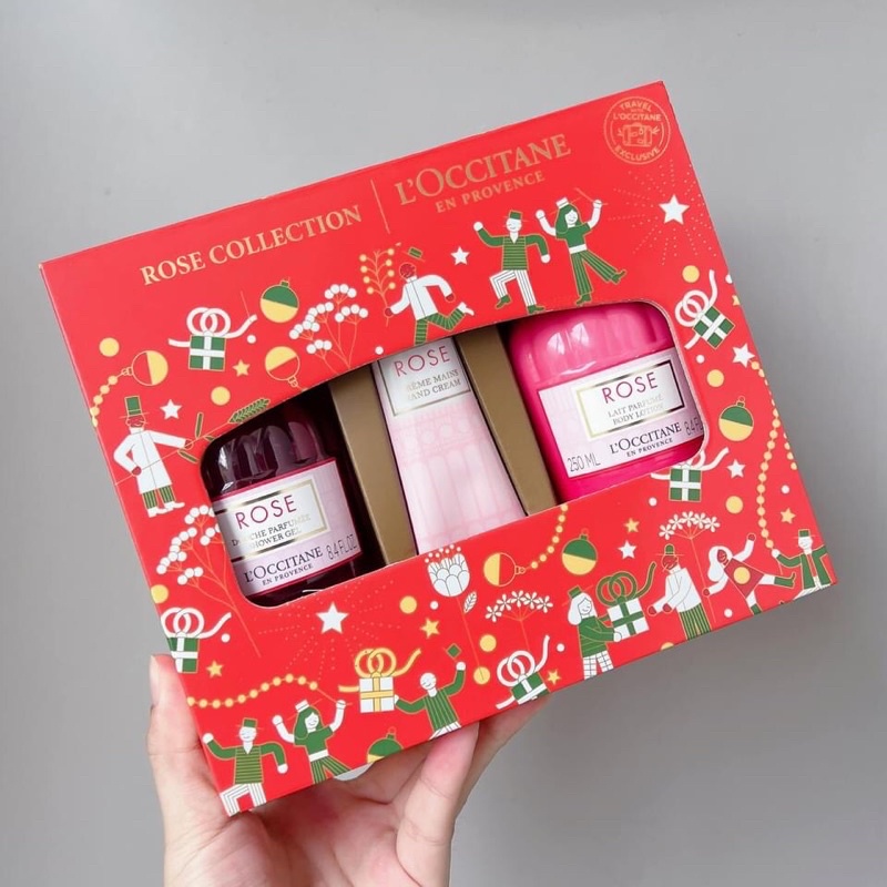 Set dưỡng da L'Occitane Body Rose collection Giới hạn mùa xuân năm 2021