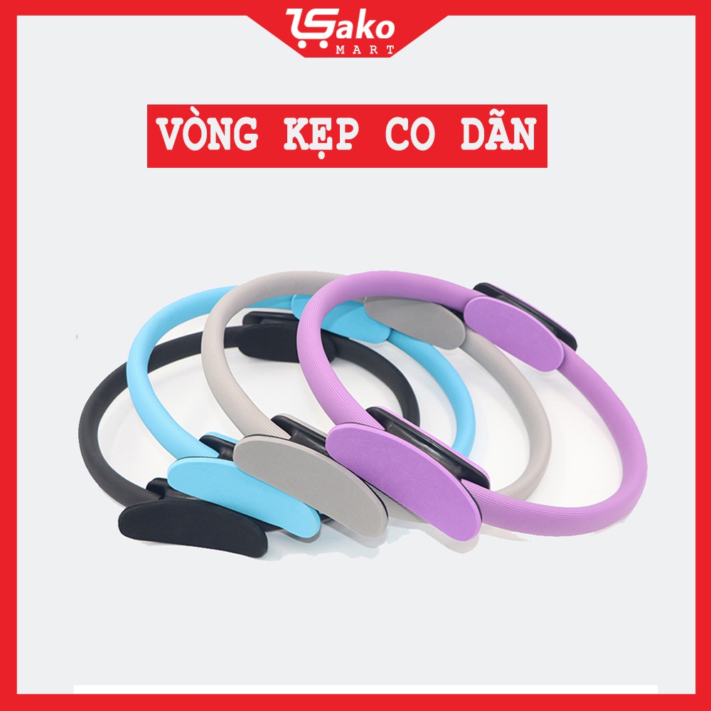 Vòng tập Yoga, Vòng Kẹp Co Dãn Hỗ Trợ Tập yoga, gym tại nhà TOPBODY-VOKEP01