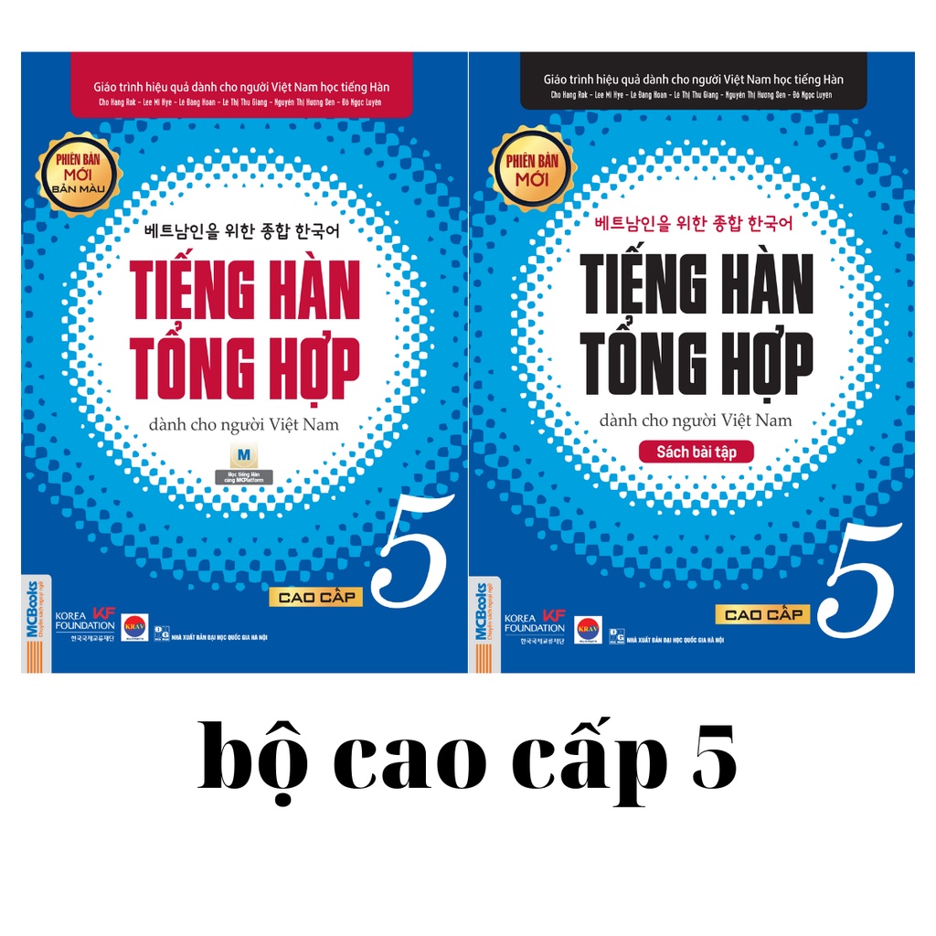 Sách - Trọn Bộ Tiếng Hàn Tổng Hợp Dành Cho Người Việt  Mcbooks