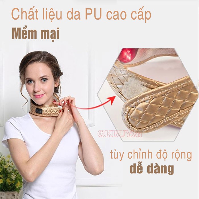 Đai quấn nóng hồng ngoại trị liệu đau mỏi cổ Yijia YJ-906A