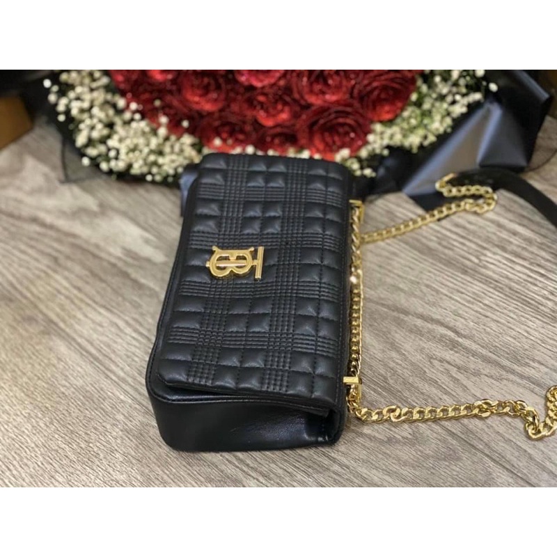 TNS -Túi đeo chéo siêu hot hit B•B•R crossbody bag-chất da cao cấp-màu đen classic