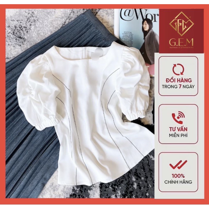 [BÁN BUÔN&amp;LẺ]Áo kiểu nữ (G78) CÓ BIGSIZE, tay bồng , áo thun thời trang đi học hay công sở đều đẹp - dễ phối đồ - GEM.VN