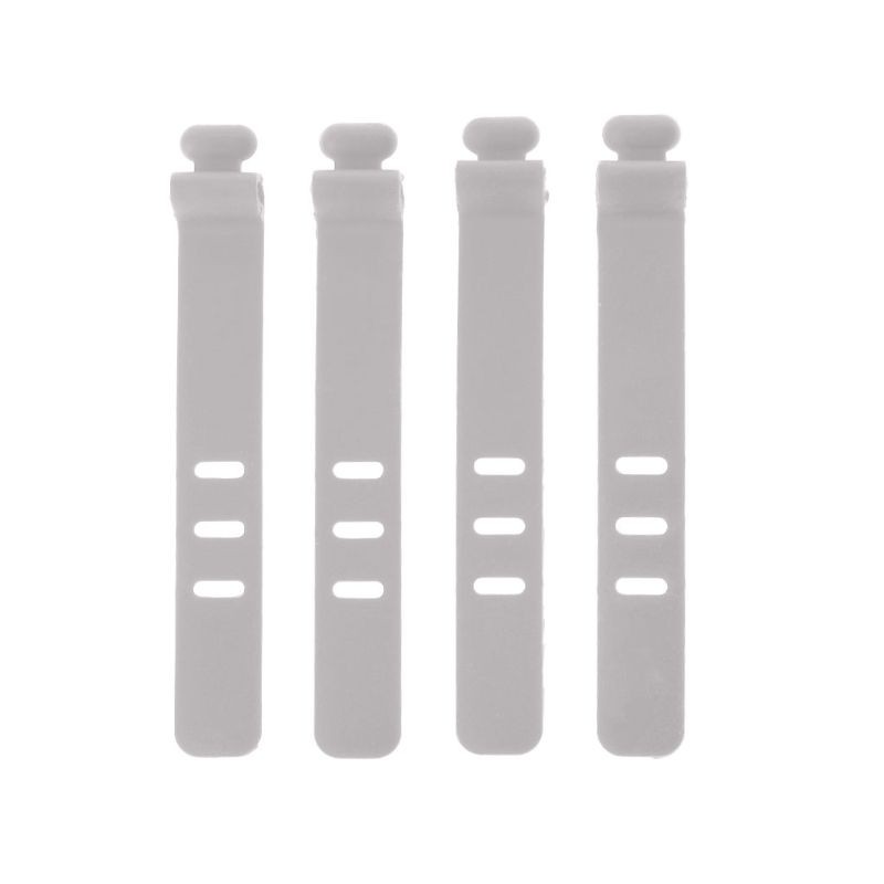 Set 4 Dụng Cụ Giữ Dây Cáp Gọn Gàng Bằng Silicon