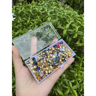 Set 100v đá khối chân vàng- đá khối siêu sáng