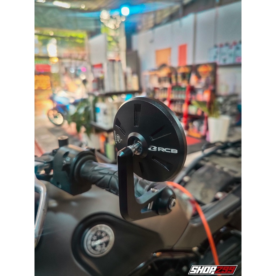 Gương Gù Tròn RCB  Chính Hãng Phù Hợp Nhiều Dòng Xe Như XSR155, CB300R, MT15, Benelli, Xe Tay Ga,..