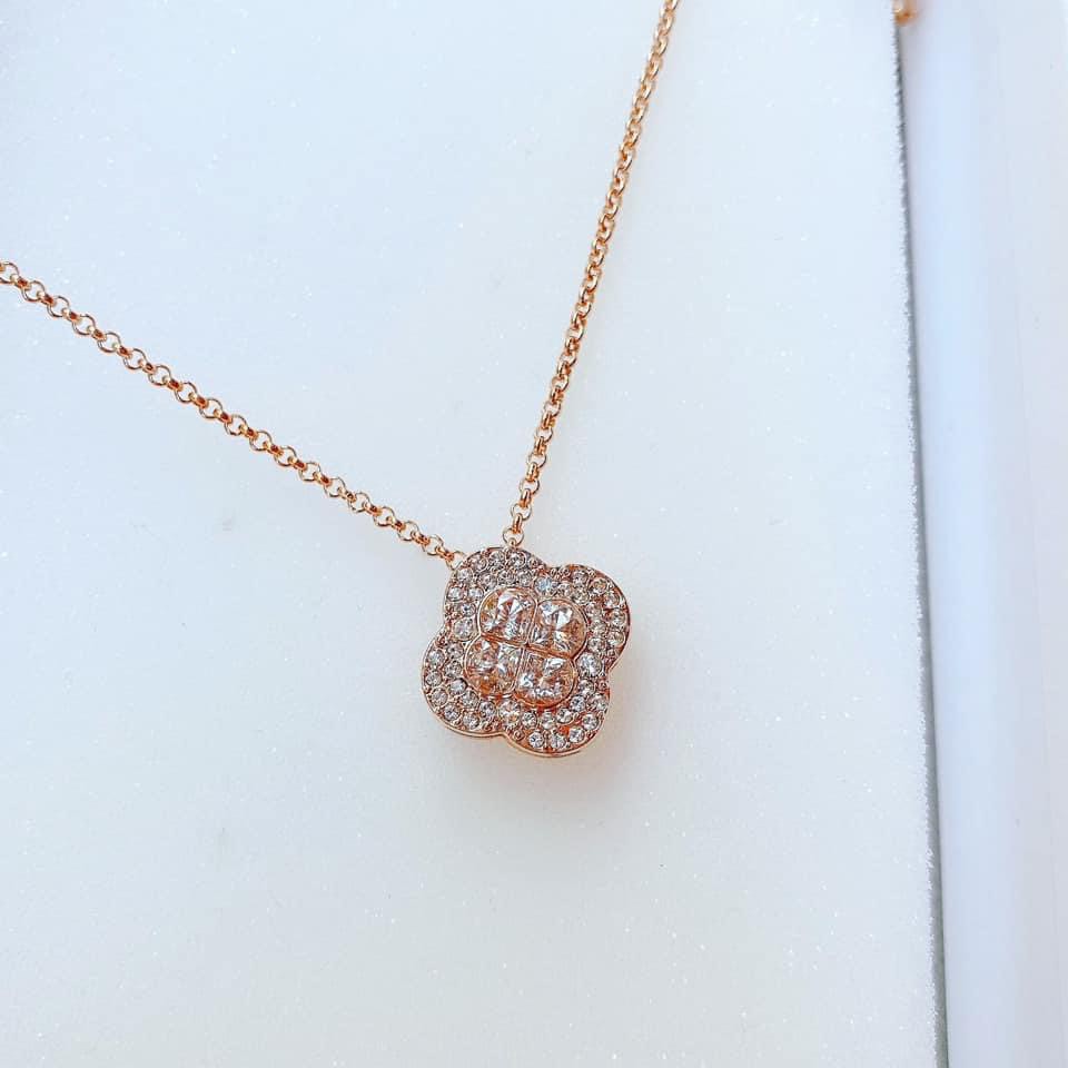 [CHÍNH HÃNG] Dây chuyền Swarovski cỏ 4 lá Lucky in love_Dây Chuyền Swarovski, Admiration, Necklace