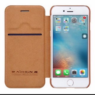 Bao da chính hãng nillkin Qin cho iphone 7/8(có ngăn để thẻ)