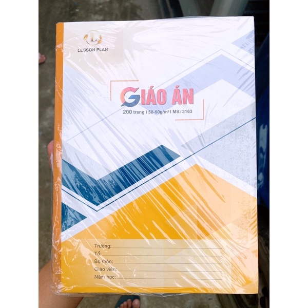SỔ GIÁO ÁN 200trang HẢI TIẾN kẻ ngang 19-26cm.Dành cho học sinh,sinh viên