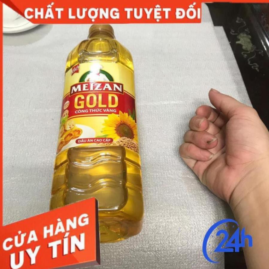 Dầu ăn Meizan Gold chai 1 lít