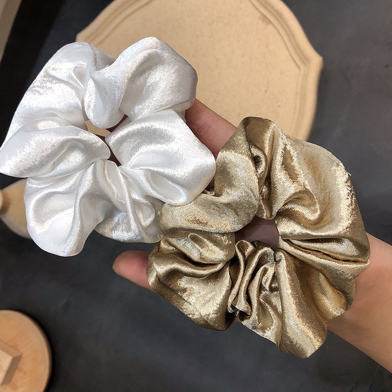 Dây cột tóc nữ Chất vải SILK óng ánh Scrunchies