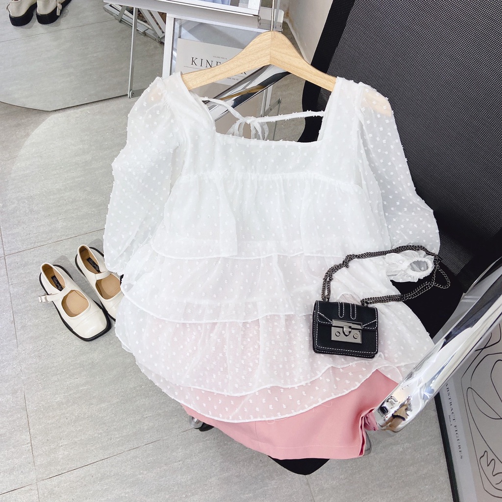 SET BBD HOA NỔI + Chân váy