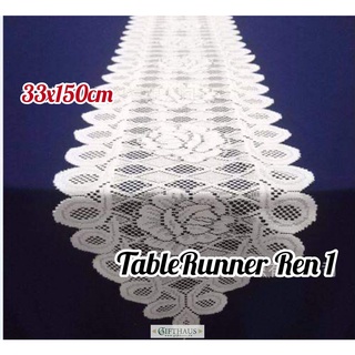 Tấm trải bàn Table runner ren họa tiết