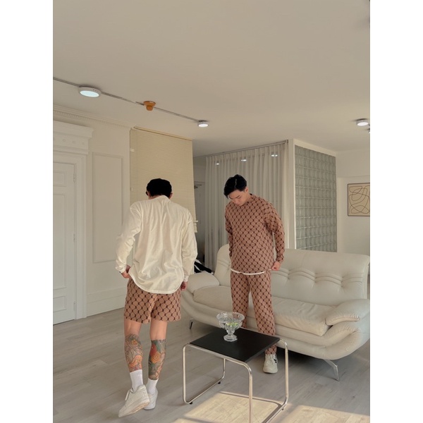 SET ĐỒ BỘ UNISEX  PHONG CÁCH HIPHOP ĐƠN GIẢN CHO NAM NỮ