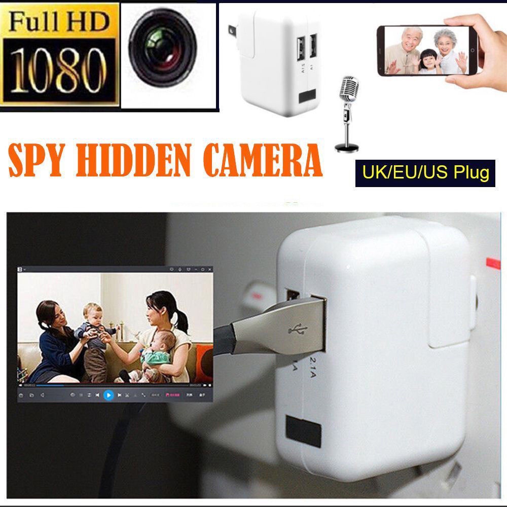 Camera Ngụy Trang Dạng Sạc 2 Cổng Usb Hd 1080p