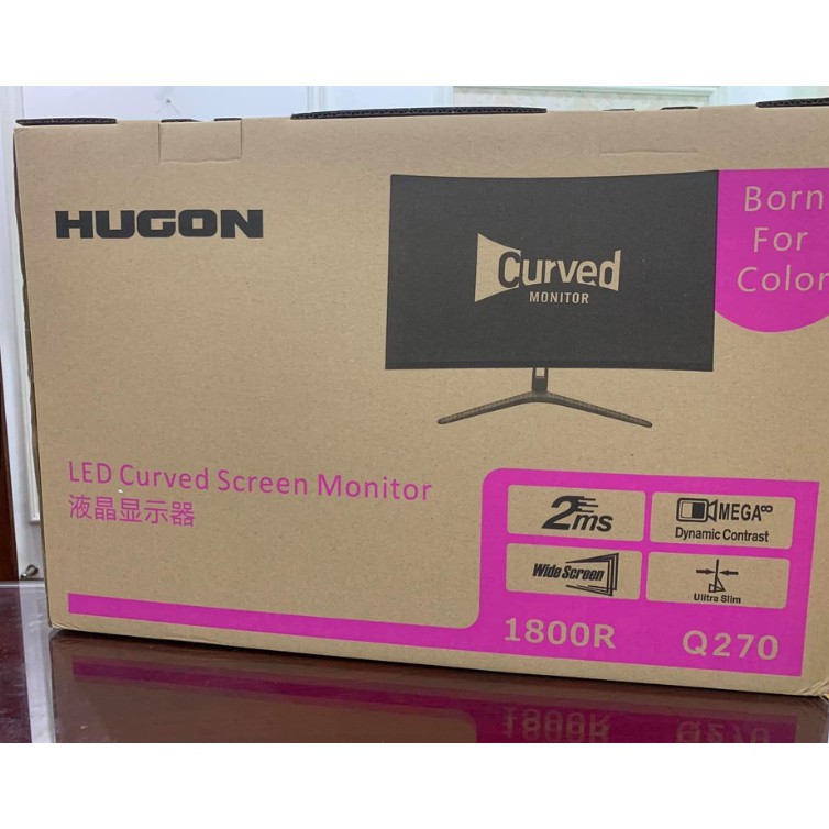 Màn HuGon Q27 27inch Cong Full Viền 75HZ IPS ( HÀNG Mới 100% Full box - full phụ kiện) | BigBuy360 - bigbuy360.vn