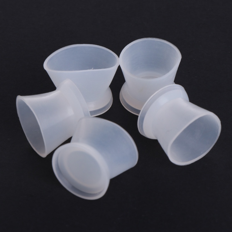 [Hàng mới về] Set 5 cốc silicon đựng mực xăm vĩnh viễn thông dụng