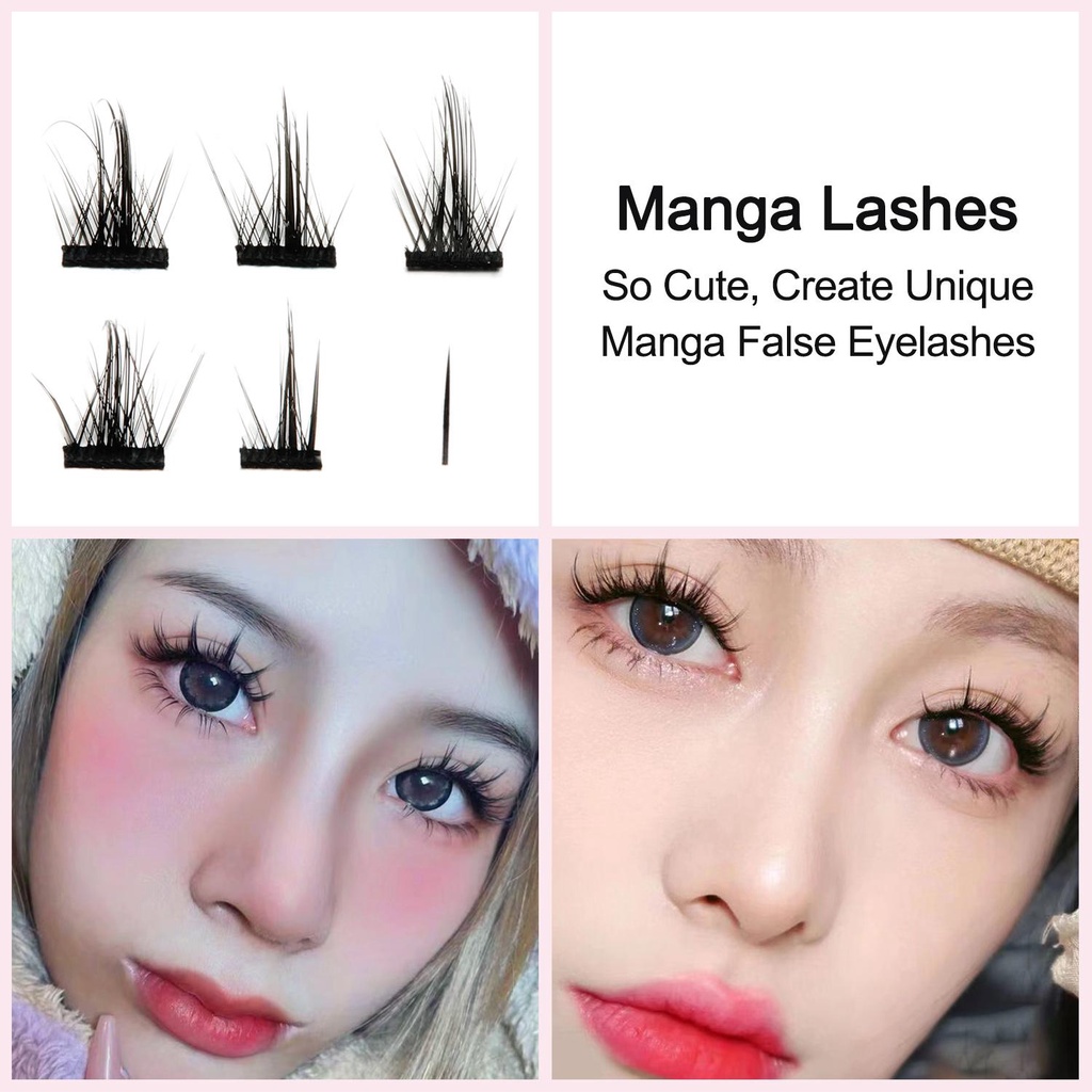 Lông Mi Giả Xoăn Dày Tự Nhiên Hóa Trang Nhân Vật Truyện Tranh Lolita Nhật Bản