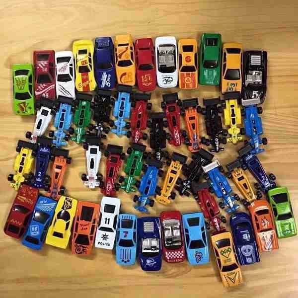 [Hot]-[ Siêu Khuyến Mại] - Bộ Đồ Chơi 50 Ô Tô Bằng Sắt Cho Bé