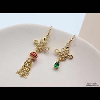 Mặt Dây Chuyền Hình Nút Thắt Mạ Vàng 18k