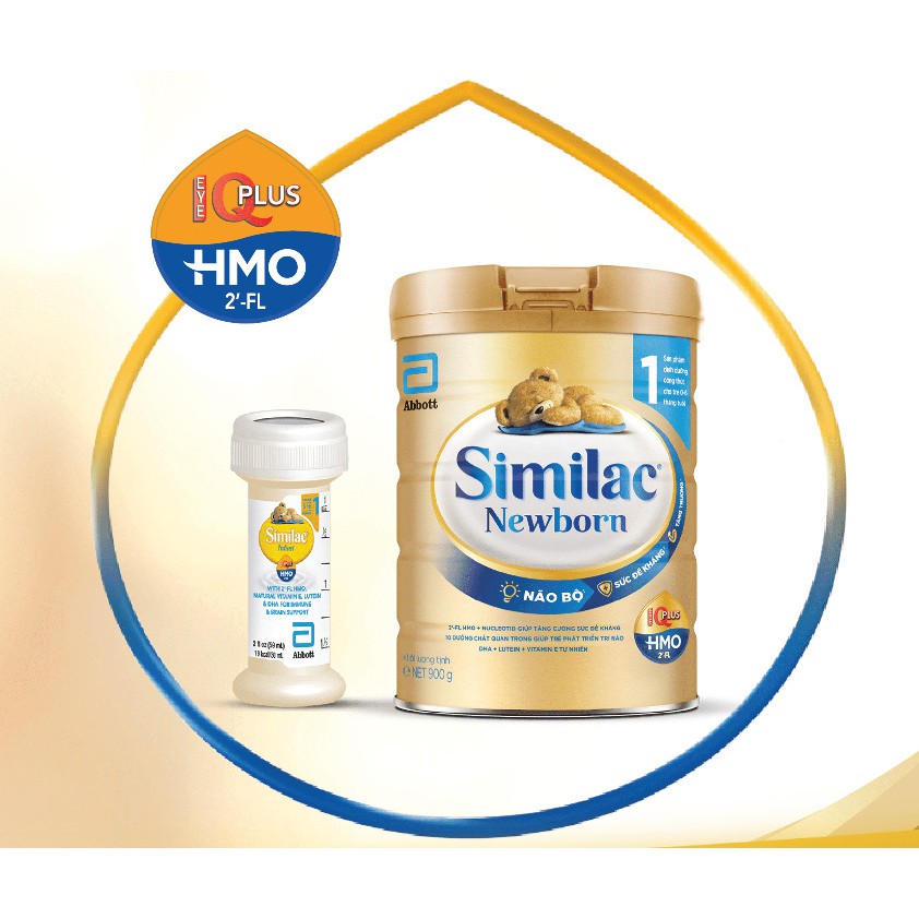 Sữa Similac Newborn IQ plus HMO số 1 400g (0-6 tháng)