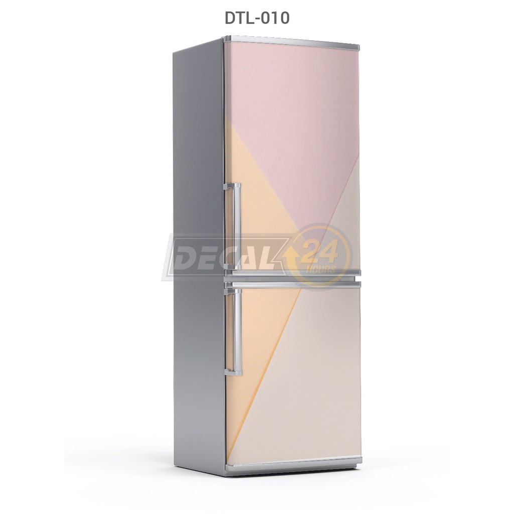 Decal dán trang trí tủ lạnh, miếng dán tủ lạnh chất liệu decal cao cấp chống thấm siêu bền chống được nước - DTL-010