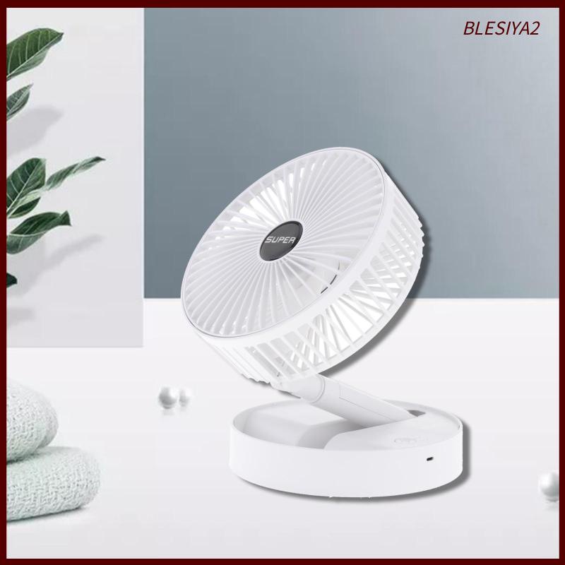 Foldable Desktop Fan Portable Personal Fan 3 Speeds Head Rotatable