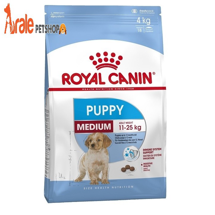 [ Bịch 1kg] Hạt Royal Canin Medium Puppy Cho Chó Con Size Vừa 11-25kg