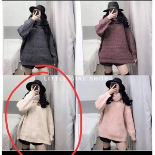 Áo len cổ lọ