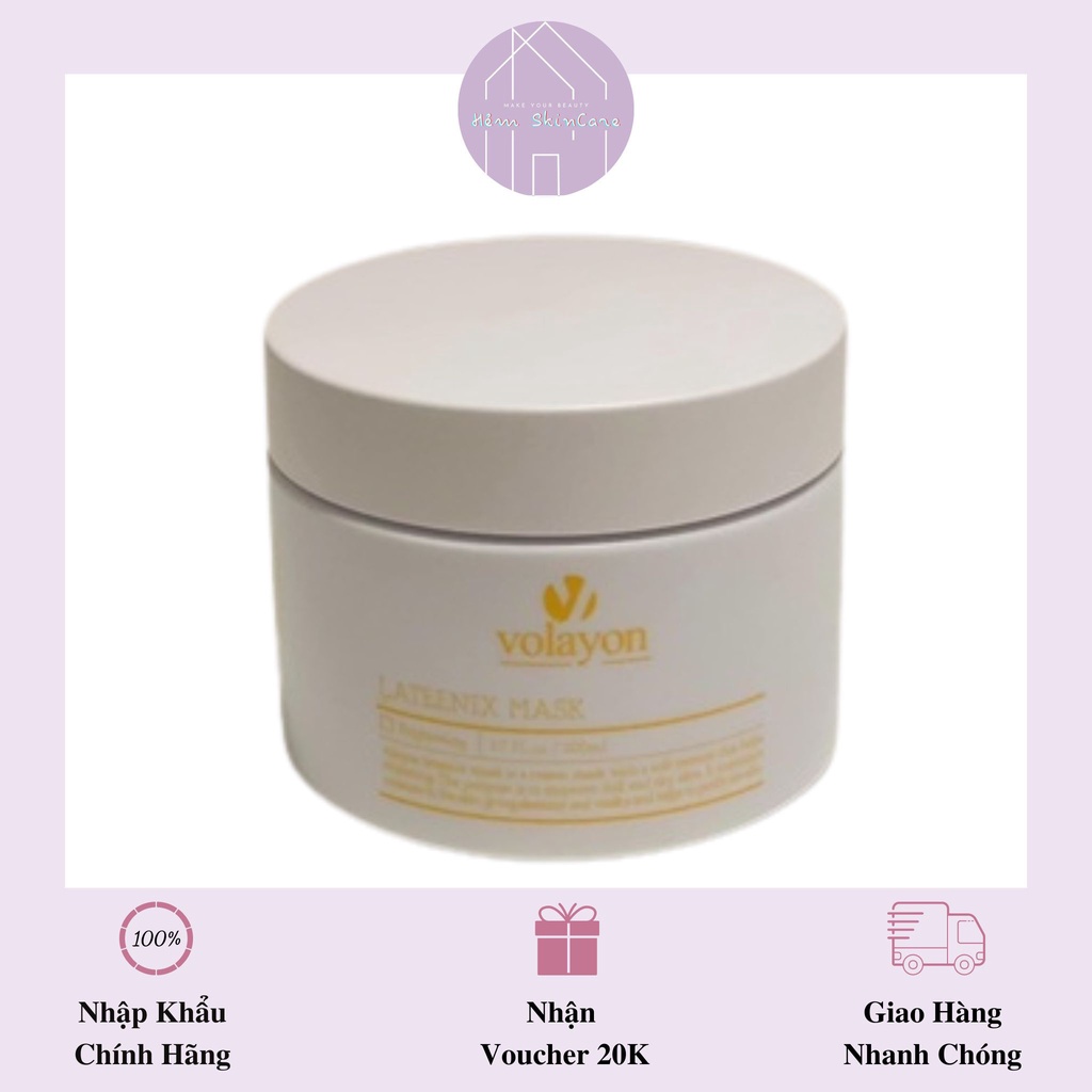 Volayon Lateenix Mask - Mặt Nạ Dưỡng Da Ủ Trắng 200ml