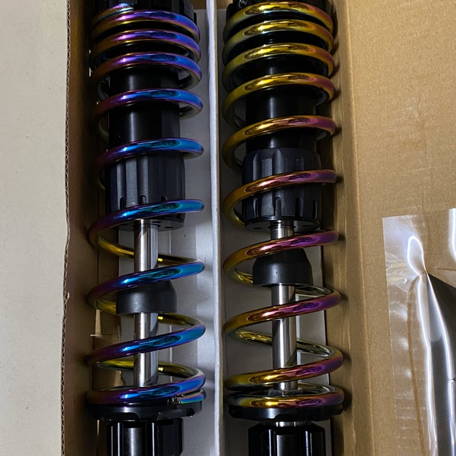 phuộc xe wave dream SYM màu titan, ty lớn 12mm