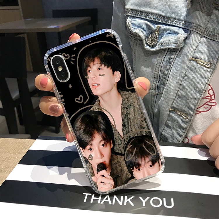 Ốp iphone Jungkook chibi cho iPhone 13ProMax 11 X XsMax Xr 7 8Plus  BLUJJK0030