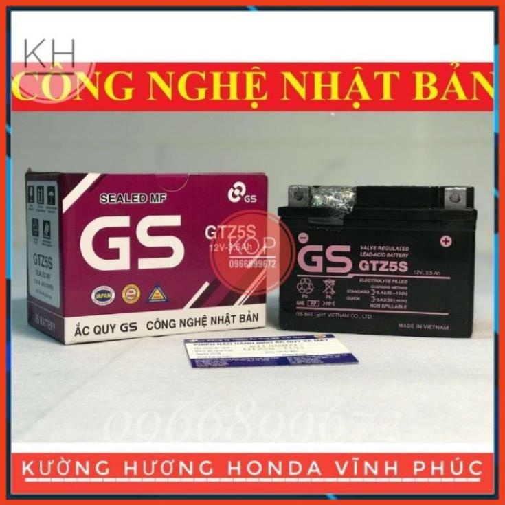 Bình ắc quy khô Air blade 110cc, click , vision đời đầu, Future neo, wave rs Surius fi , Exciter , Novo LX 135.