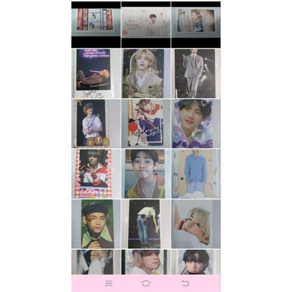 card ảnh des BTS