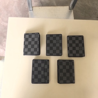 Wallet 02c - Ví gập (LV caro nâu)
