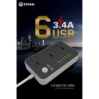 Ổ điện thông minh titan - cd01