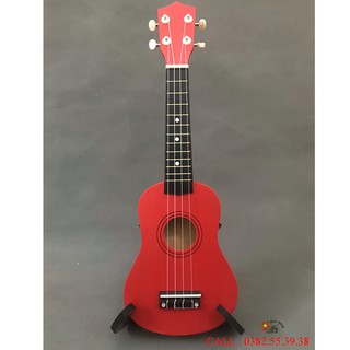 Ukulele soprano màu đỏ