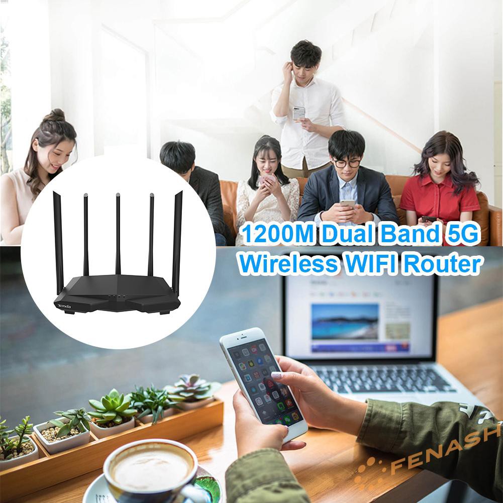 Bộ Phát Wifi Không Dây Tenda Ac7 1200m 2.4 + 5ghz Với 5 Ăng Ten | BigBuy360 - bigbuy360.vn