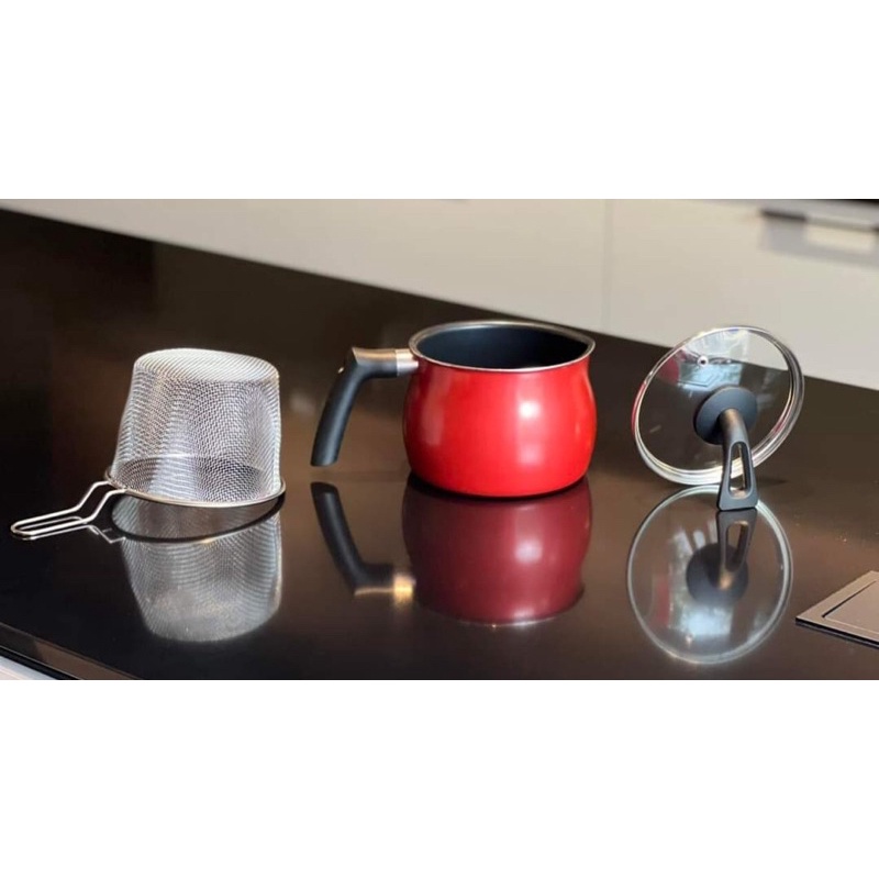 Nồi Chiên Ngập Dầu Kaiyo Kèm Rổ Chiên Đồ Inox, Vung Tự Đứng Nhật Bản