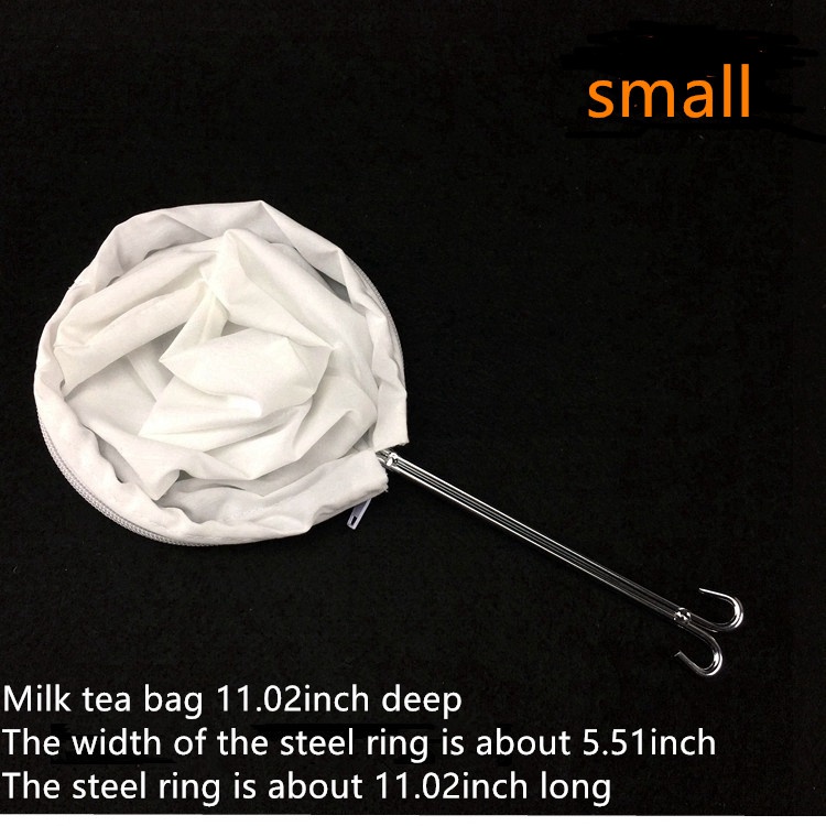 Multi-spec Milk Tea Filter Bags High-quality Cloth Bags  Hong Kong Style Steel Ring Tea Bags  Stockings  Milk  Tea Bags