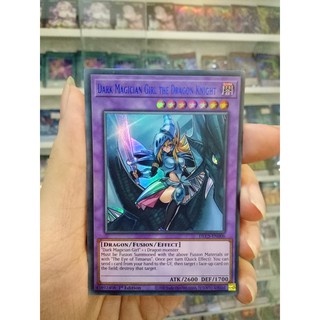 Thẻ Bài Lẻ YugiOh! Mã DLCS-EN006 - Dark Magician Girl the Dragon Knight - Ultra Rare (Blue) - 1st Edition
