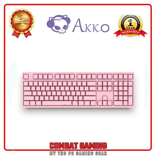 Bàn phím cơ AKKO 3108 Pink SP Side-Printed (Akko sw v2)